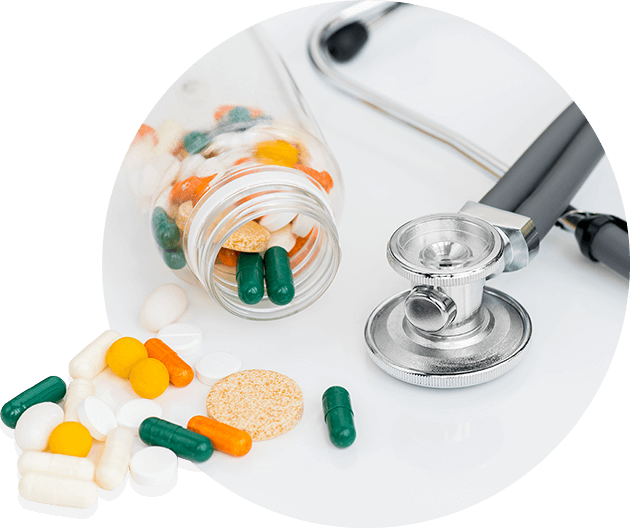 Pharmaceutical products and laboratory equipment